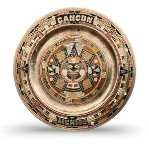Mayan Calendar Decorative Wall Plate